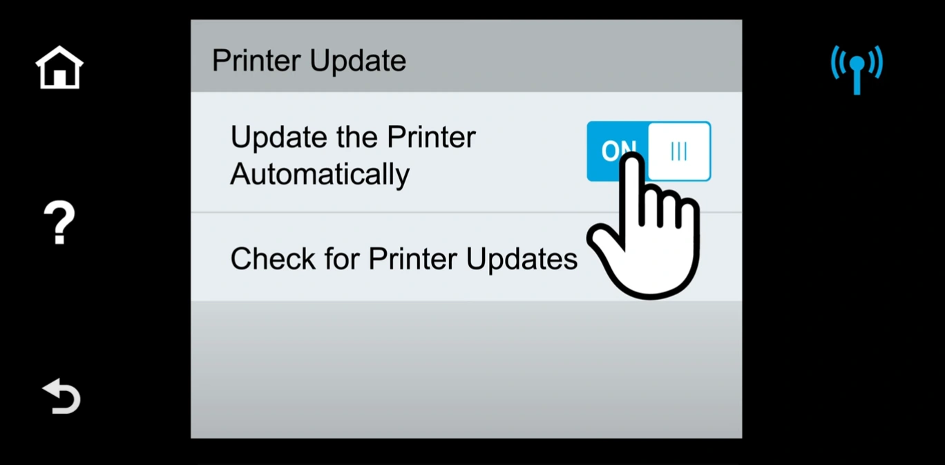 Update the Printer Automatically