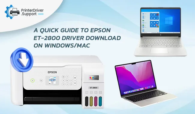 A Quick Guide to Epson ET-2800 Driver Download on Windows/Mac
